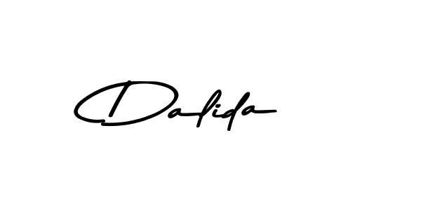 How to make Dalida name signature. Use Asem Kandis PERSONAL USE style for creating short signs online. This is the latest handwritten sign. Dalida signature style 9 images and pictures png