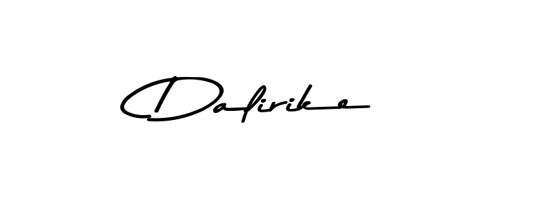 How to make Dalirike signature? Asem Kandis PERSONAL USE is a professional autograph style. Create handwritten signature for Dalirike name. Dalirike signature style 9 images and pictures png