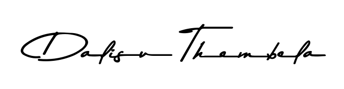 Enhance your business communications with Dalisu Thembela signature in Asem Kandis PERSONAL USE lettering. Clean, modern, and universally compatible. Dalisu Thembela signature style 9 images and pictures png