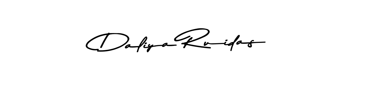 Daliya Ruidas stylish signature style. Best Handwritten Sign (Asem Kandis PERSONAL USE) for my name. Handwritten Signature Collection Ideas for my name Daliya Ruidas. Daliya Ruidas signature style 9 images and pictures png