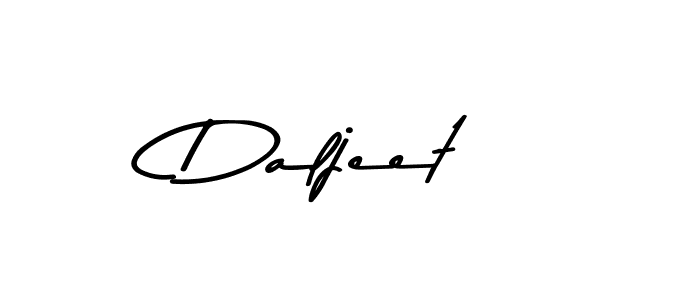 Design your own signature with our free online signature maker. With this signature software, you can create a handwritten (Asem Kandis PERSONAL USE) signature for name Daljeet. Daljeet signature style 9 images and pictures png