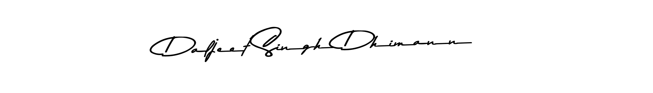 Make a beautiful signature design for name Daljeet Singh Dhimann. With this signature (Asem Kandis PERSONAL USE) style, you can create a handwritten signature for free. Daljeet Singh Dhimann signature style 9 images and pictures png