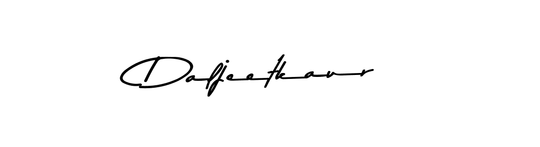 Make a beautiful signature design for name Daljeetkaur. With this signature (Asem Kandis PERSONAL USE) style, you can create a handwritten signature for free. Daljeetkaur signature style 9 images and pictures png