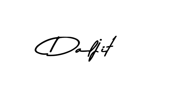 Design your own signature with our free online signature maker. With this signature software, you can create a handwritten (Asem Kandis PERSONAL USE) signature for name Daljit. Daljit signature style 9 images and pictures png