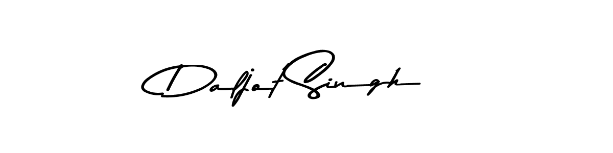 Create a beautiful signature design for name Daljot Singh. With this signature (Asem Kandis PERSONAL USE) fonts, you can make a handwritten signature for free. Daljot Singh signature style 9 images and pictures png