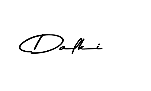 Use a signature maker to create a handwritten signature online. With this signature software, you can design (Asem Kandis PERSONAL USE) your own signature for name Dalki. Dalki signature style 9 images and pictures png