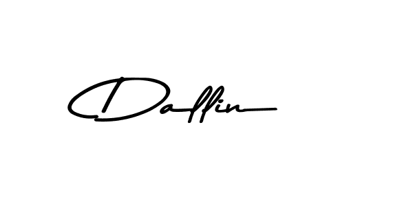 Create a beautiful signature design for name Dallin. With this signature (Asem Kandis PERSONAL USE) fonts, you can make a handwritten signature for free. Dallin signature style 9 images and pictures png