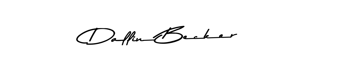 Use a signature maker to create a handwritten signature online. With this signature software, you can design (Asem Kandis PERSONAL USE) your own signature for name Dallin Becker. Dallin Becker signature style 9 images and pictures png