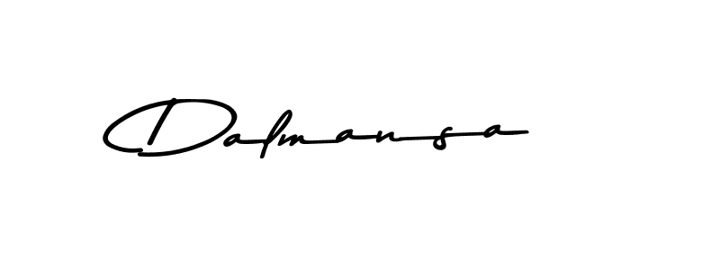 How to make Dalmansa name signature. Use Asem Kandis PERSONAL USE style for creating short signs online. This is the latest handwritten sign. Dalmansa signature style 9 images and pictures png