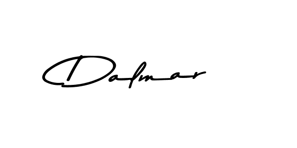 How to make Dalmar name signature. Use Asem Kandis PERSONAL USE style for creating short signs online. This is the latest handwritten sign. Dalmar signature style 9 images and pictures png