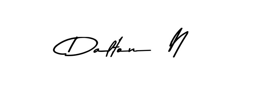 How to make Dalton  N signature? Asem Kandis PERSONAL USE is a professional autograph style. Create handwritten signature for Dalton  N name. Dalton  N signature style 9 images and pictures png