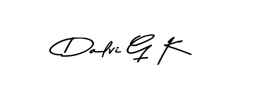 Dalvi G K stylish signature style. Best Handwritten Sign (Asem Kandis PERSONAL USE) for my name. Handwritten Signature Collection Ideas for my name Dalvi G K. Dalvi G K signature style 9 images and pictures png