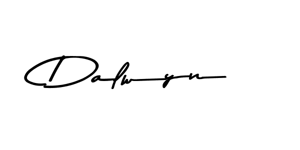 How to make Dalwyn name signature. Use Asem Kandis PERSONAL USE style for creating short signs online. This is the latest handwritten sign. Dalwyn signature style 9 images and pictures png