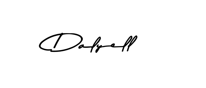 Also we have Dalyell name is the best signature style. Create professional handwritten signature collection using Asem Kandis PERSONAL USE autograph style. Dalyell signature style 9 images and pictures png