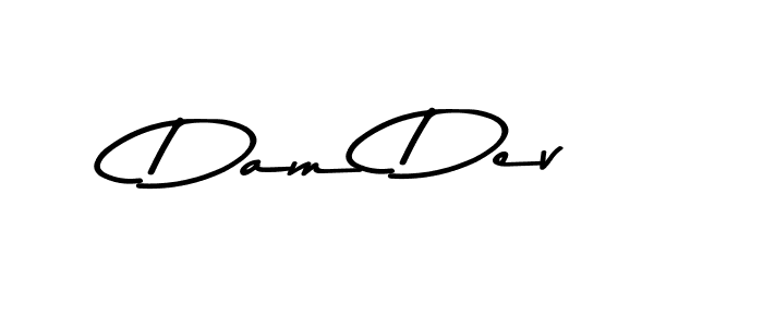 Create a beautiful signature design for name Dam Dev. With this signature (Asem Kandis PERSONAL USE) fonts, you can make a handwritten signature for free. Dam Dev signature style 9 images and pictures png