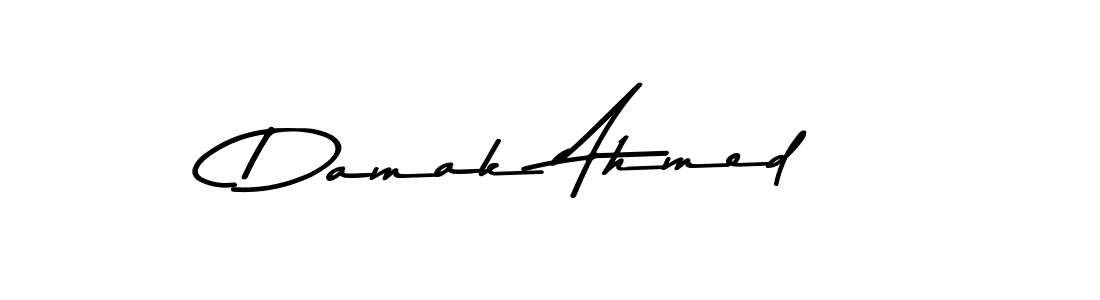 The best way (Asem Kandis PERSONAL USE) to make a short signature is to pick only two or three words in your name. The name Damak Ahmed include a total of six letters. For converting this name. Damak Ahmed signature style 9 images and pictures png