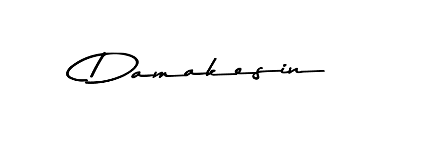 Design your own signature with our free online signature maker. With this signature software, you can create a handwritten (Asem Kandis PERSONAL USE) signature for name Damakesin. Damakesin signature style 9 images and pictures png