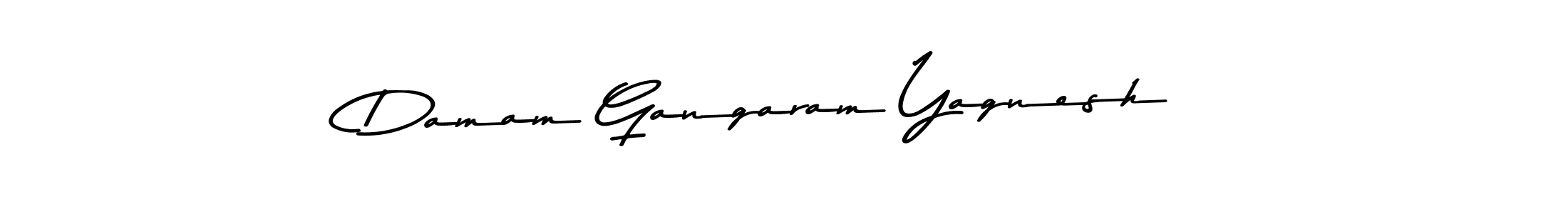 You should practise on your own different ways (Asem Kandis PERSONAL USE) to write your name (Damam Gangaram Yagnesh) in signature. don't let someone else do it for you. Damam Gangaram Yagnesh signature style 9 images and pictures png