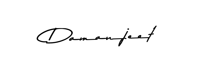 Design your own signature with our free online signature maker. With this signature software, you can create a handwritten (Asem Kandis PERSONAL USE) signature for name Damanjeet. Damanjeet signature style 9 images and pictures png