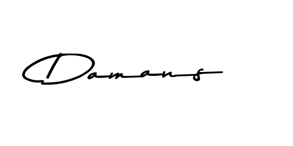 Also we have Damans name is the best signature style. Create professional handwritten signature collection using Asem Kandis PERSONAL USE autograph style. Damans signature style 9 images and pictures png