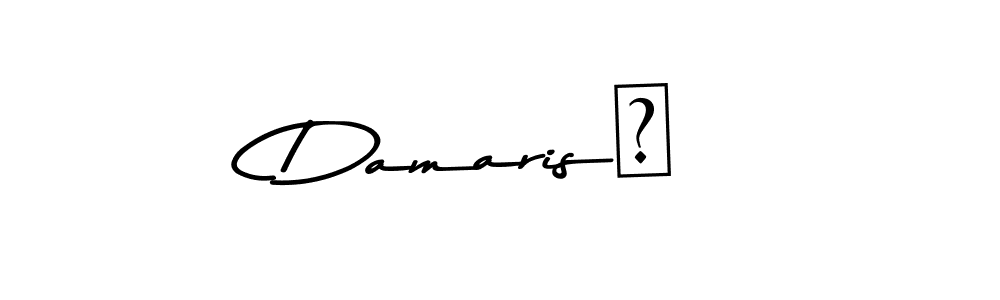 Also You can easily find your signature by using the search form. We will create Damaris♡ name handwritten signature images for you free of cost using Asem Kandis PERSONAL USE sign style. Damaris♡ signature style 9 images and pictures png