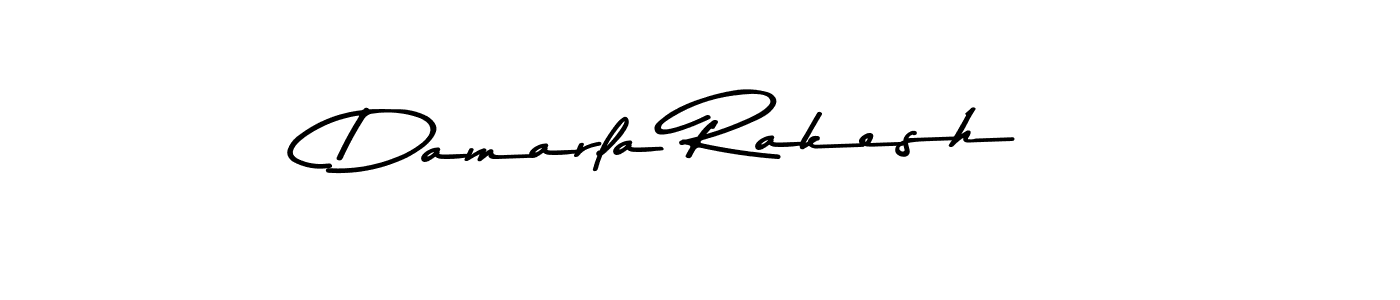 How to make Damarla Rakesh name signature. Use Asem Kandis PERSONAL USE style for creating short signs online. This is the latest handwritten sign. Damarla Rakesh signature style 9 images and pictures png