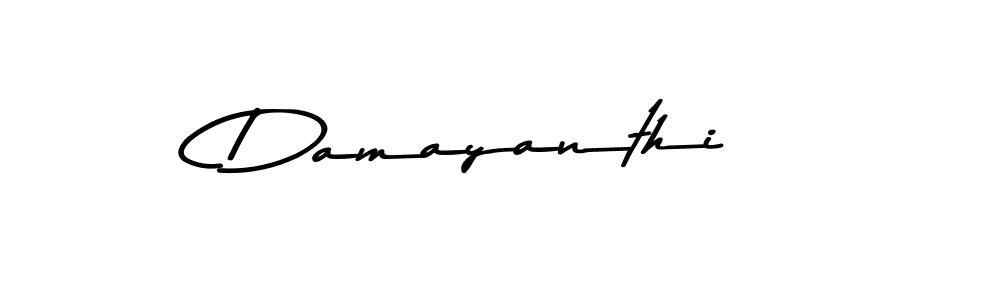 How to make Damayanthi signature? Asem Kandis PERSONAL USE is a professional autograph style. Create handwritten signature for Damayanthi name. Damayanthi signature style 9 images and pictures png