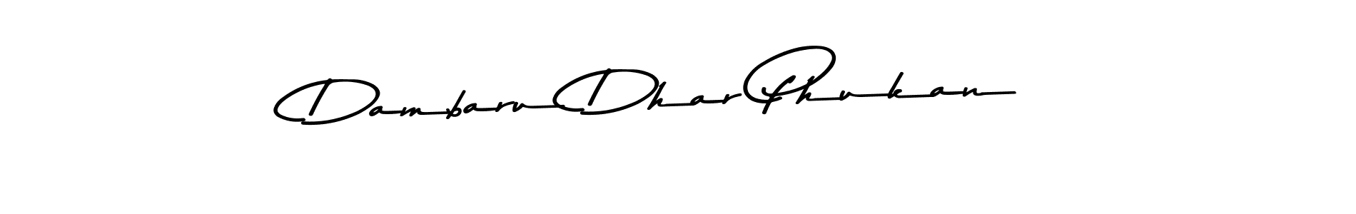 The best way (Asem Kandis PERSONAL USE) to make a short signature is to pick only two or three words in your name. The name Dambaru Dhar Phukan include a total of six letters. For converting this name. Dambaru Dhar Phukan signature style 9 images and pictures png
