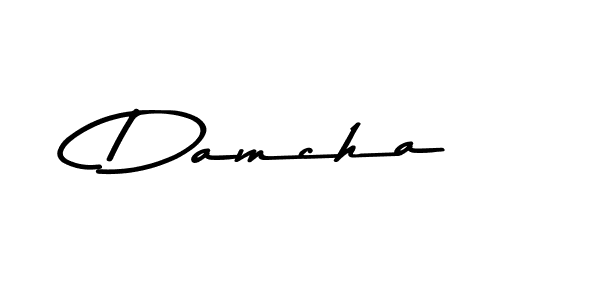 Asem Kandis PERSONAL USE is a professional signature style that is perfect for those who want to add a touch of class to their signature. It is also a great choice for those who want to make their signature more unique. Get Damcha name to fancy signature for free. Damcha signature style 9 images and pictures png