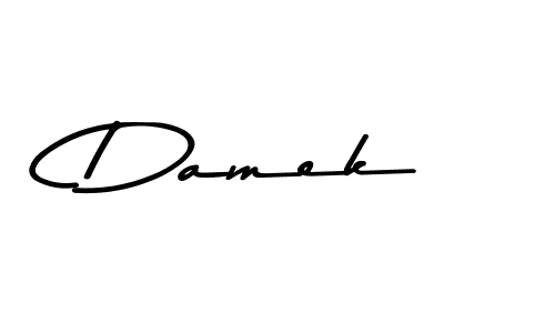 Make a short Damek signature style. Manage your documents anywhere anytime using Asem Kandis PERSONAL USE. Create and add eSignatures, submit forms, share and send files easily. Damek signature style 9 images and pictures png