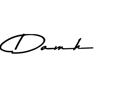 How to Draw Damh signature style? Asem Kandis PERSONAL USE is a latest design signature styles for name Damh. Damh signature style 9 images and pictures png