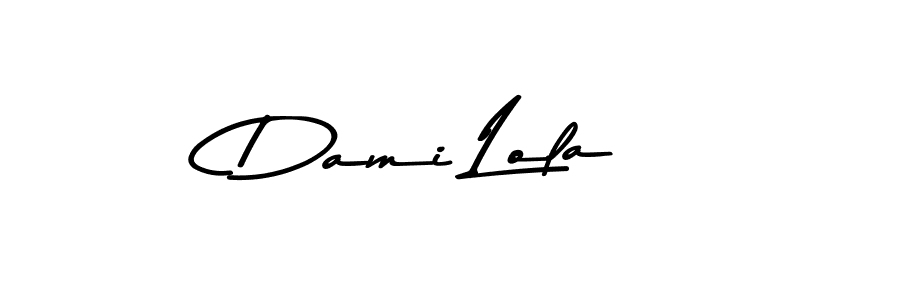 Also You can easily find your signature by using the search form. We will create Dami Lola name handwritten signature images for you free of cost using Asem Kandis PERSONAL USE sign style. Dami Lola signature style 9 images and pictures png
