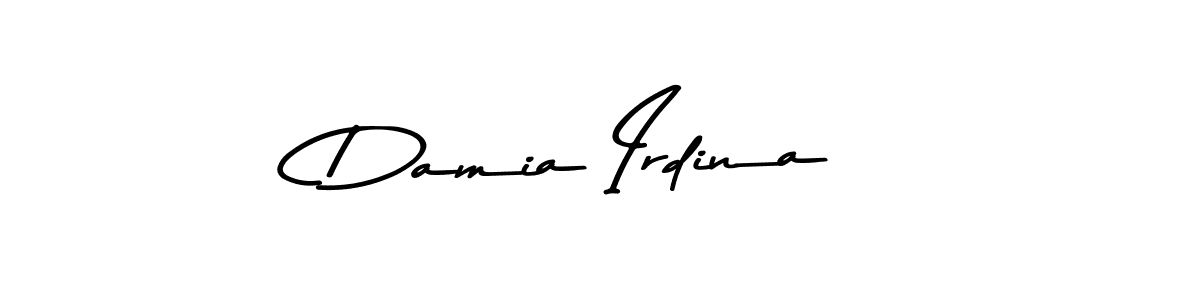Use a signature maker to create a handwritten signature online. With this signature software, you can design (Asem Kandis PERSONAL USE) your own signature for name Damia Irdina. Damia Irdina signature style 9 images and pictures png