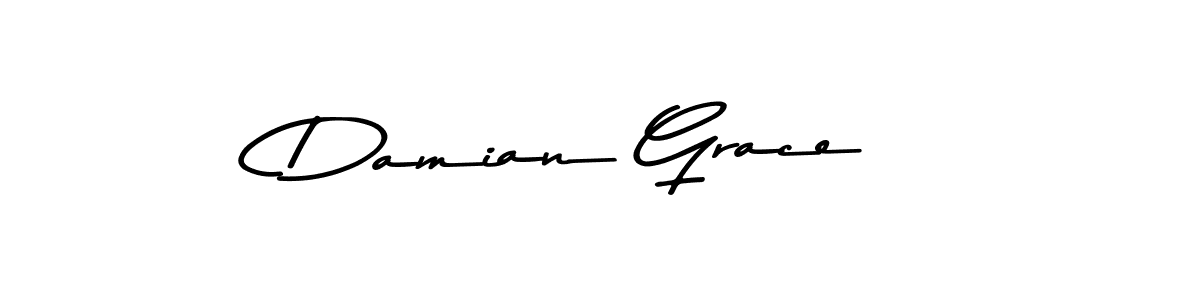 Design your own signature with our free online signature maker. With this signature software, you can create a handwritten (Asem Kandis PERSONAL USE) signature for name Damian Grace. Damian Grace signature style 9 images and pictures png