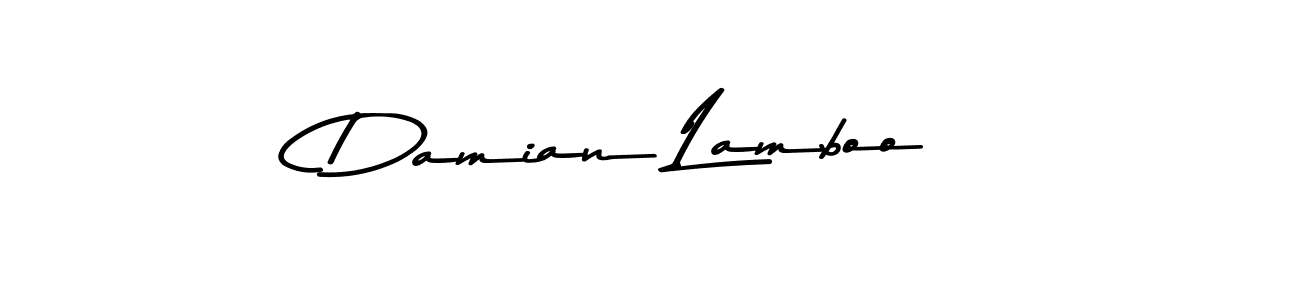 Use a signature maker to create a handwritten signature online. With this signature software, you can design (Asem Kandis PERSONAL USE) your own signature for name Damian Lamboo. Damian Lamboo signature style 9 images and pictures png