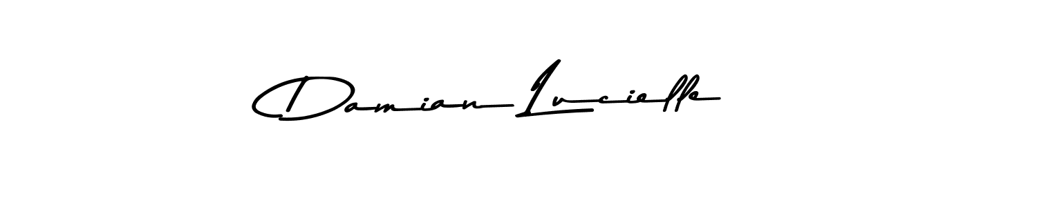 The best way (Asem Kandis PERSONAL USE) to make a short signature is to pick only two or three words in your name. The name Damian Lucielle include a total of six letters. For converting this name. Damian Lucielle signature style 9 images and pictures png