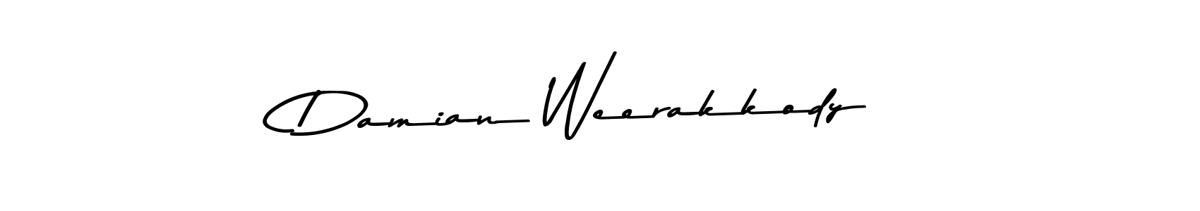 Asem Kandis PERSONAL USE is a professional signature style that is perfect for those who want to add a touch of class to their signature. It is also a great choice for those who want to make their signature more unique. Get Damian Weerakkody name to fancy signature for free. Damian Weerakkody signature style 9 images and pictures png