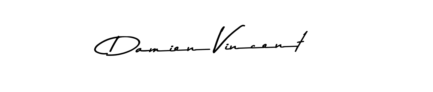 Use a signature maker to create a handwritten signature online. With this signature software, you can design (Asem Kandis PERSONAL USE) your own signature for name Damien Vincent. Damien Vincent signature style 9 images and pictures png