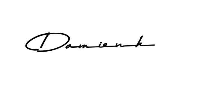 You should practise on your own different ways (Asem Kandis PERSONAL USE) to write your name (Damienh) in signature. don't let someone else do it for you. Damienh signature style 9 images and pictures png