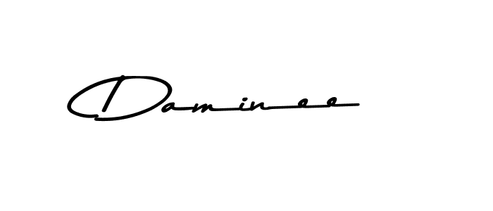 This is the best signature style for the Daminee name. Also you like these signature font (Asem Kandis PERSONAL USE). Mix name signature. Daminee signature style 9 images and pictures png