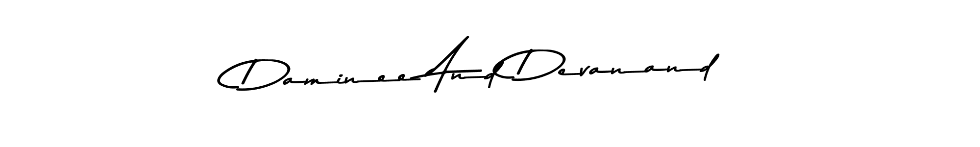 Here are the top 10 professional signature styles for the name Daminee And Devanand. These are the best autograph styles you can use for your name. Daminee And Devanand signature style 9 images and pictures png