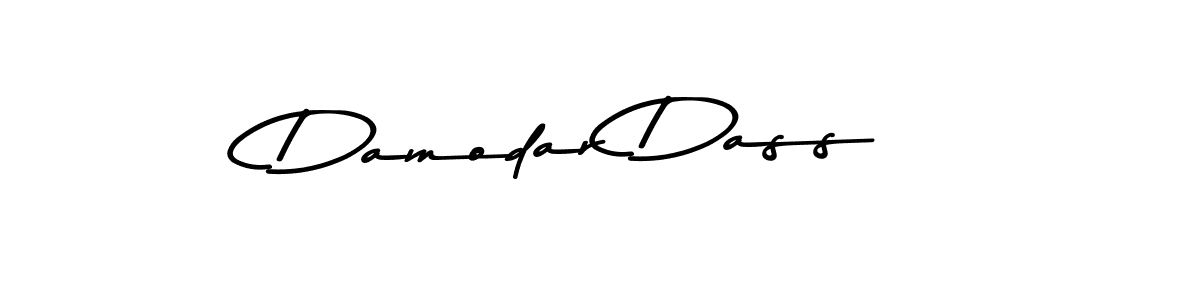 Create a beautiful signature design for name Damodar Dass. With this signature (Asem Kandis PERSONAL USE) fonts, you can make a handwritten signature for free. Damodar Dass signature style 9 images and pictures png