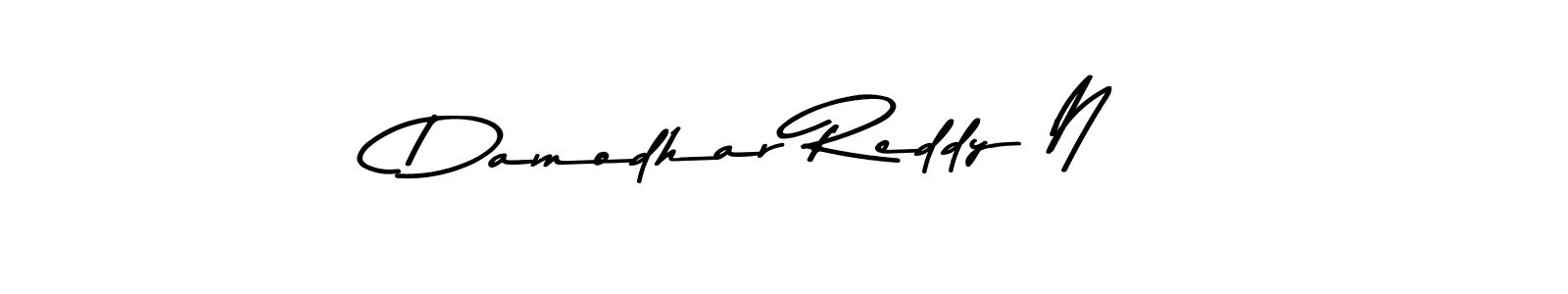 The best way (Asem Kandis PERSONAL USE) to make a short signature is to pick only two or three words in your name. The name Damodhar Reddy N include a total of six letters. For converting this name. Damodhar Reddy N signature style 9 images and pictures png
