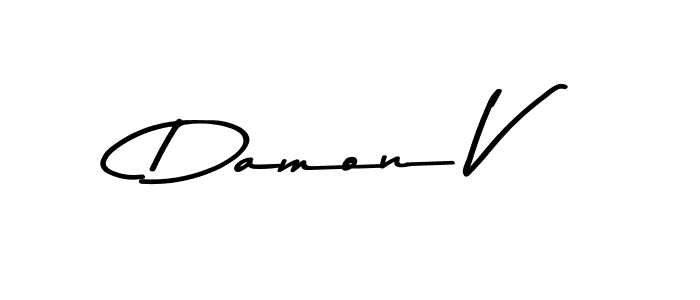 You can use this online signature creator to create a handwritten signature for the name Damon V. This is the best online autograph maker. Damon V signature style 9 images and pictures png