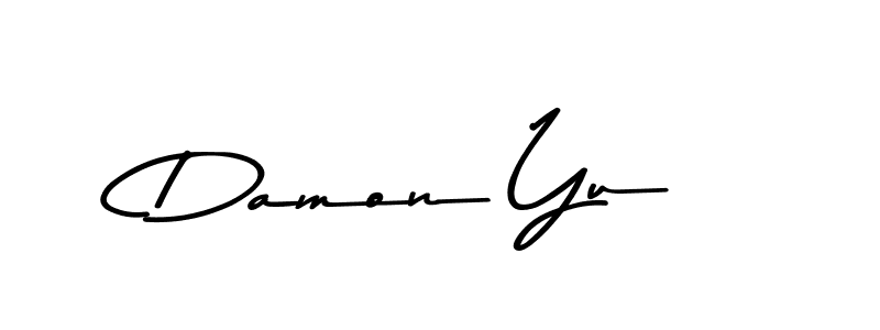 How to make Damon Yu signature? Asem Kandis PERSONAL USE is a professional autograph style. Create handwritten signature for Damon Yu name. Damon Yu signature style 9 images and pictures png