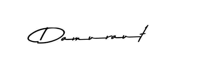 Design your own signature with our free online signature maker. With this signature software, you can create a handwritten (Asem Kandis PERSONAL USE) signature for name Damuraut. Damuraut signature style 9 images and pictures png