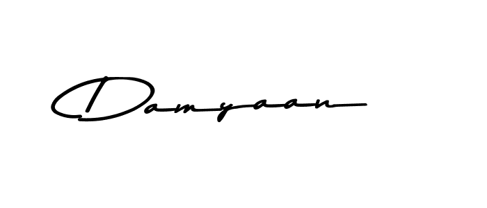 Make a beautiful signature design for name Damyaan. With this signature (Asem Kandis PERSONAL USE) style, you can create a handwritten signature for free. Damyaan signature style 9 images and pictures png