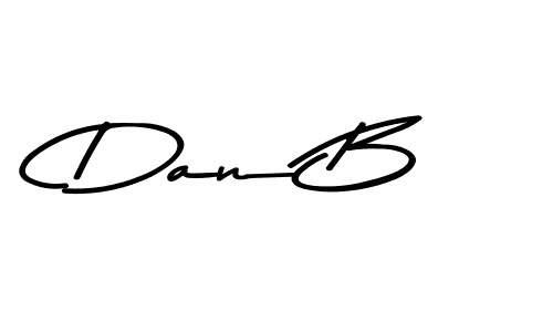 Dan B stylish signature style. Best Handwritten Sign (Asem Kandis PERSONAL USE) for my name. Handwritten Signature Collection Ideas for my name Dan B. Dan B signature style 9 images and pictures png