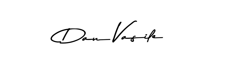 How to make Dan Vasile name signature. Use Asem Kandis PERSONAL USE style for creating short signs online. This is the latest handwritten sign. Dan Vasile signature style 9 images and pictures png