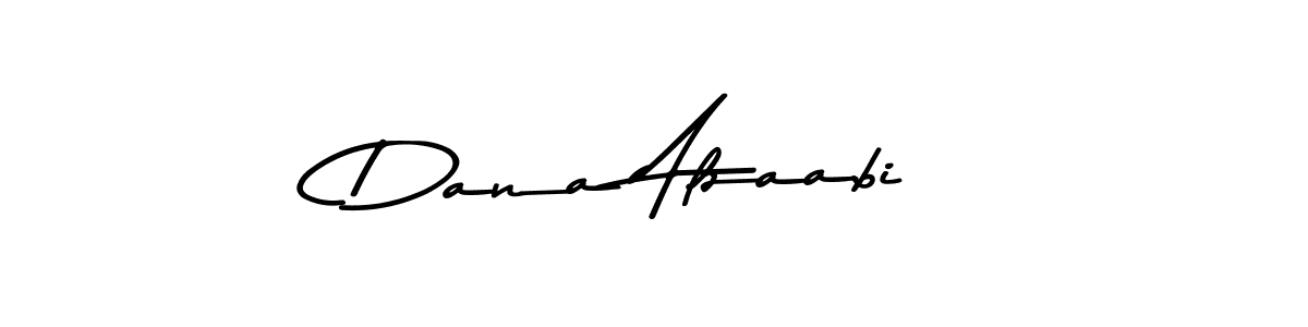 Make a beautiful signature design for name Dana Alzaabi. Use this online signature maker to create a handwritten signature for free. Dana Alzaabi signature style 9 images and pictures png